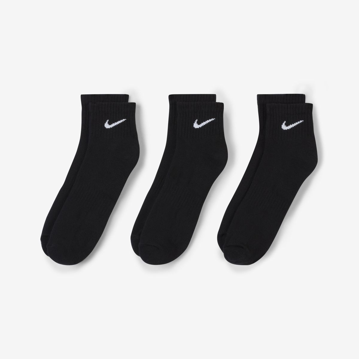 NIKE - Calcetines U NK EVERYDAY CUSH ANKLE 3PR - 132N Hombre Negro