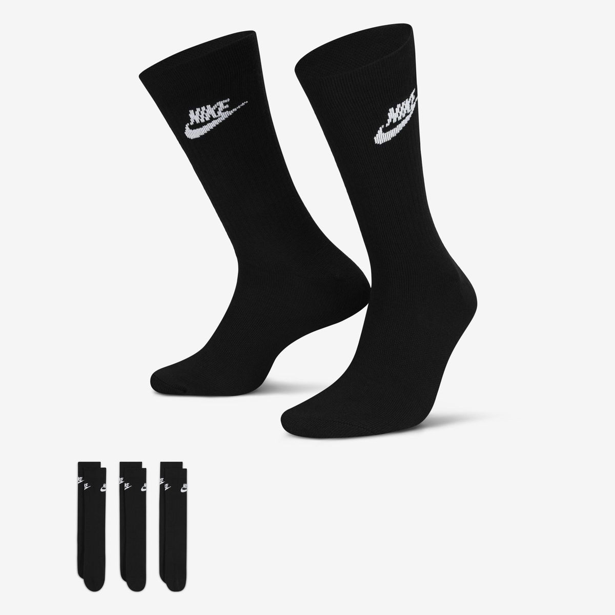 NIKE - Calcetines Nike Sportswear Everyday Essential Unisex Negro