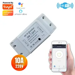 D MOTICA - Interruptor Simple Inteligente Wifi Básico, 220V/10A 1 Canal