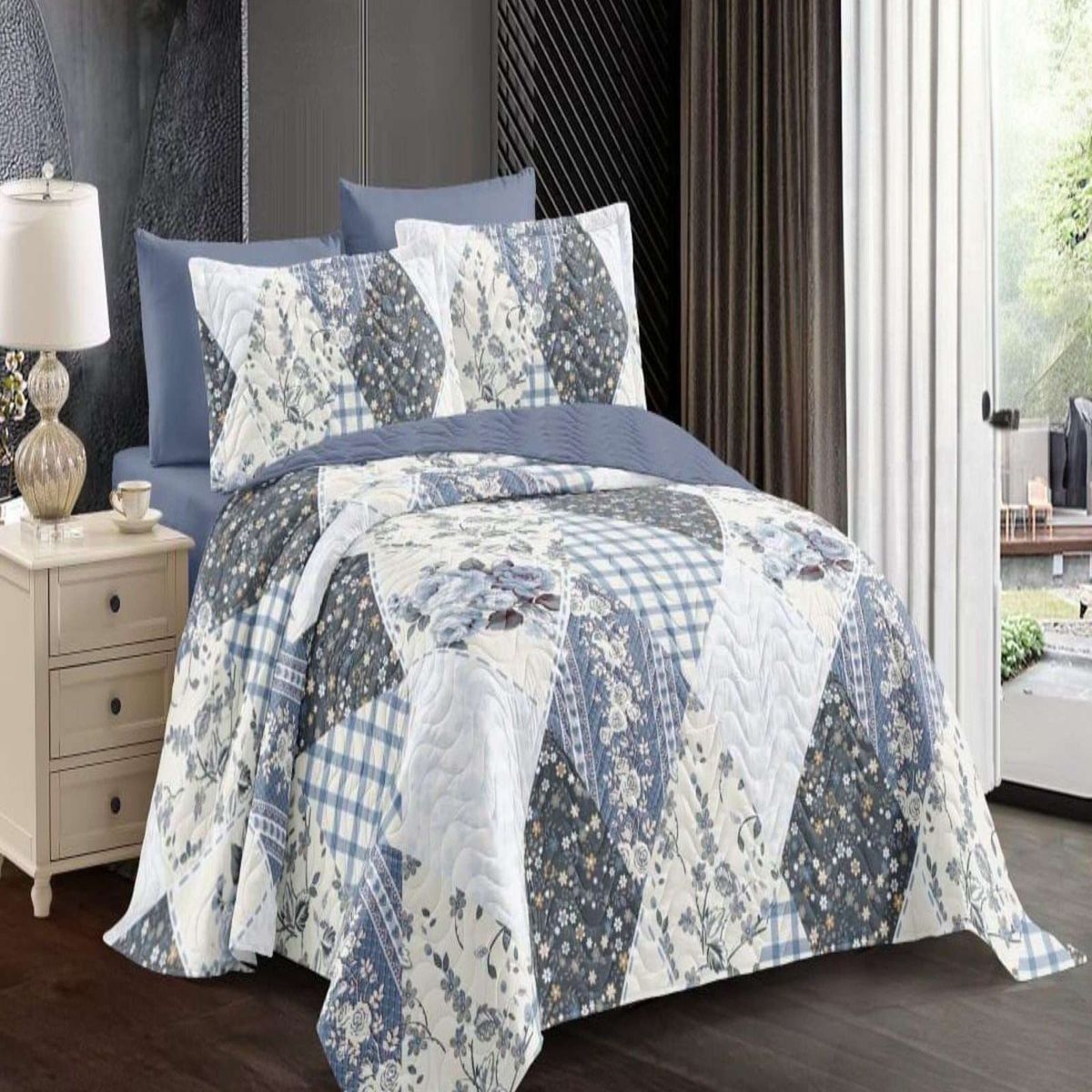 GENERICO - Cubrecama Quilt verano king