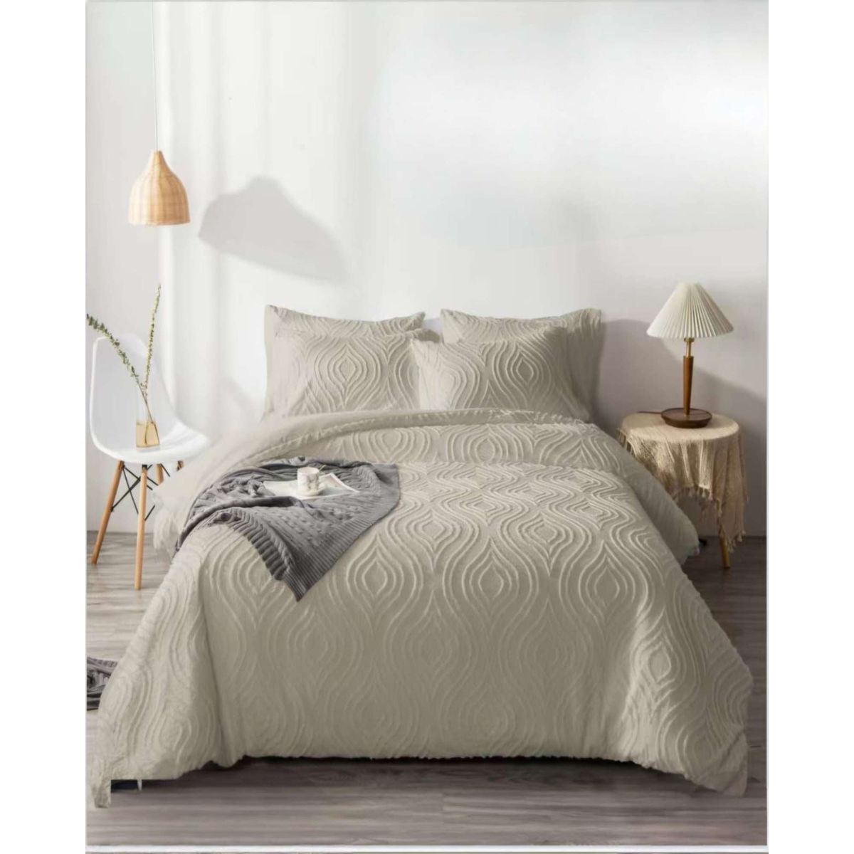 GENERICO - CUBRECAMA QUILT VERANO DELGADO NO ACOLCHADO KING_.