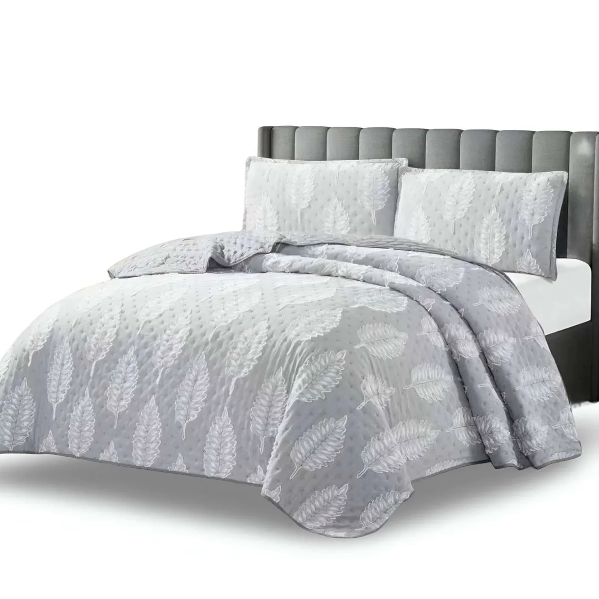 GENERICO - CUBRECAMA QUILT TUFTING DE LUJO SUAVE 2 PLAZAS