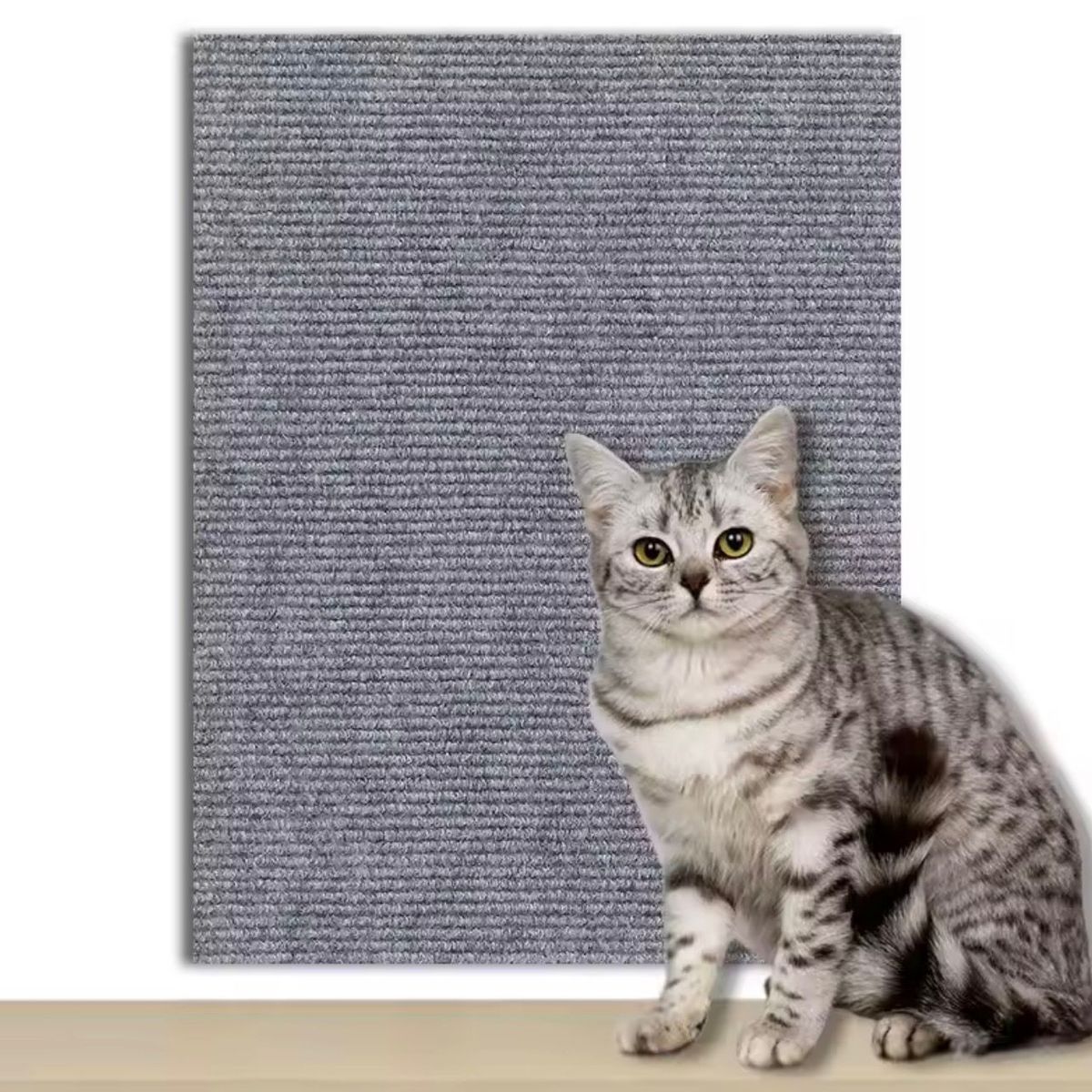 GENERICO - Alfombra Rascador Para Gatos Protectora Sofá Adhesiva 100x30cm