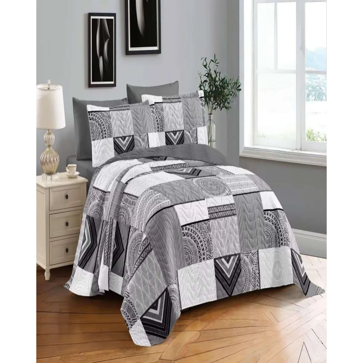 GENERICO - Cubrecama Quilt verano king