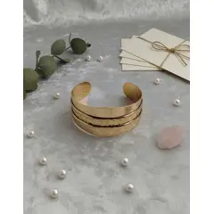 GENERICO - Pulsera Brazalete De Cobre Artesanal Adaptables Ajustable Terapia Artritis Con Caja