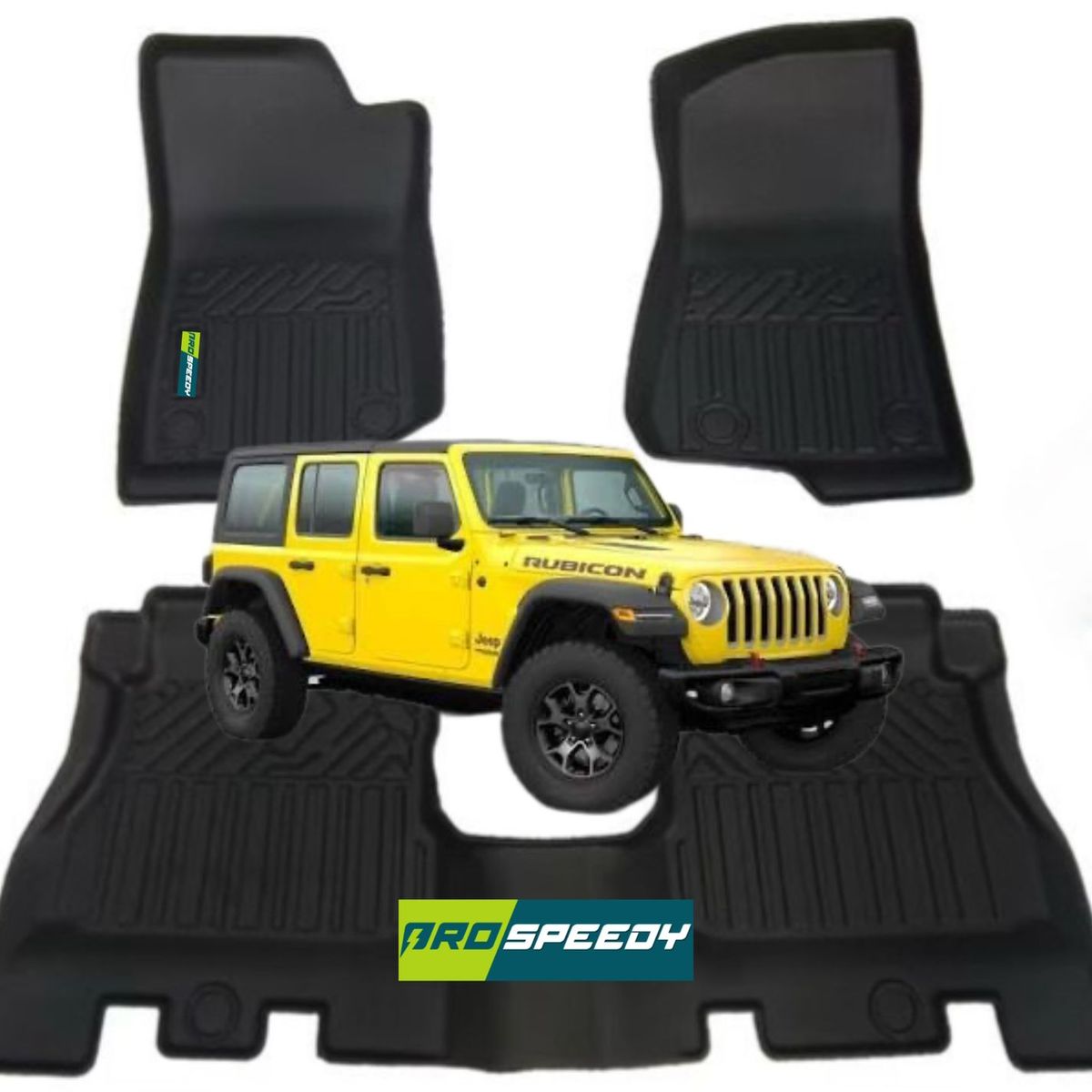 GENERICO - PISOS CALCE PERFECTO PROSPEEDY JEEP WRANGLER UNLIMITED SAHARA RUBICON 2018+