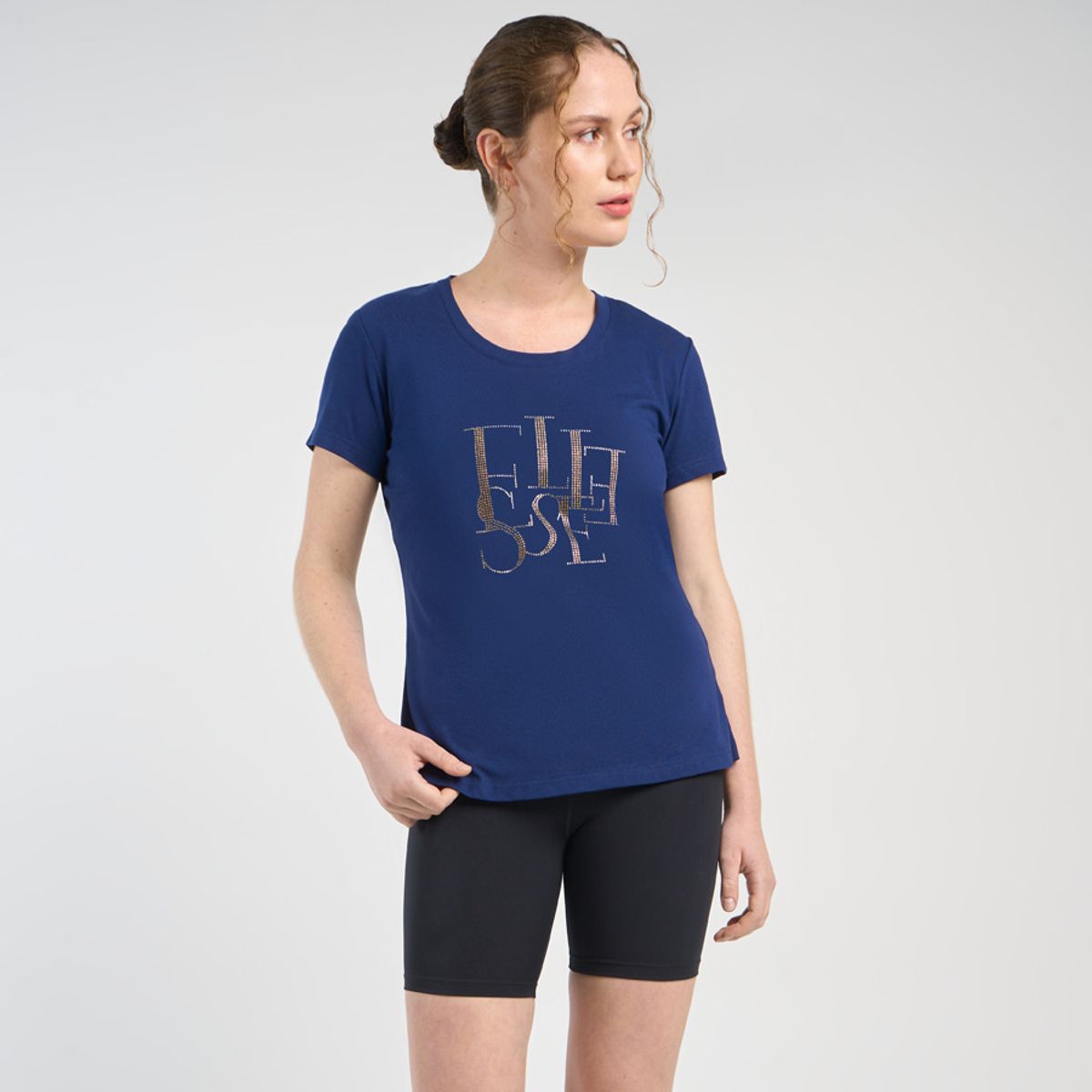 ELLESSE - POLERA MUJER ELLESSE ALMA AZUL MARINO