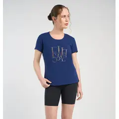 ELLESSE - POLERA MUJER ALMA AZUL MARINO