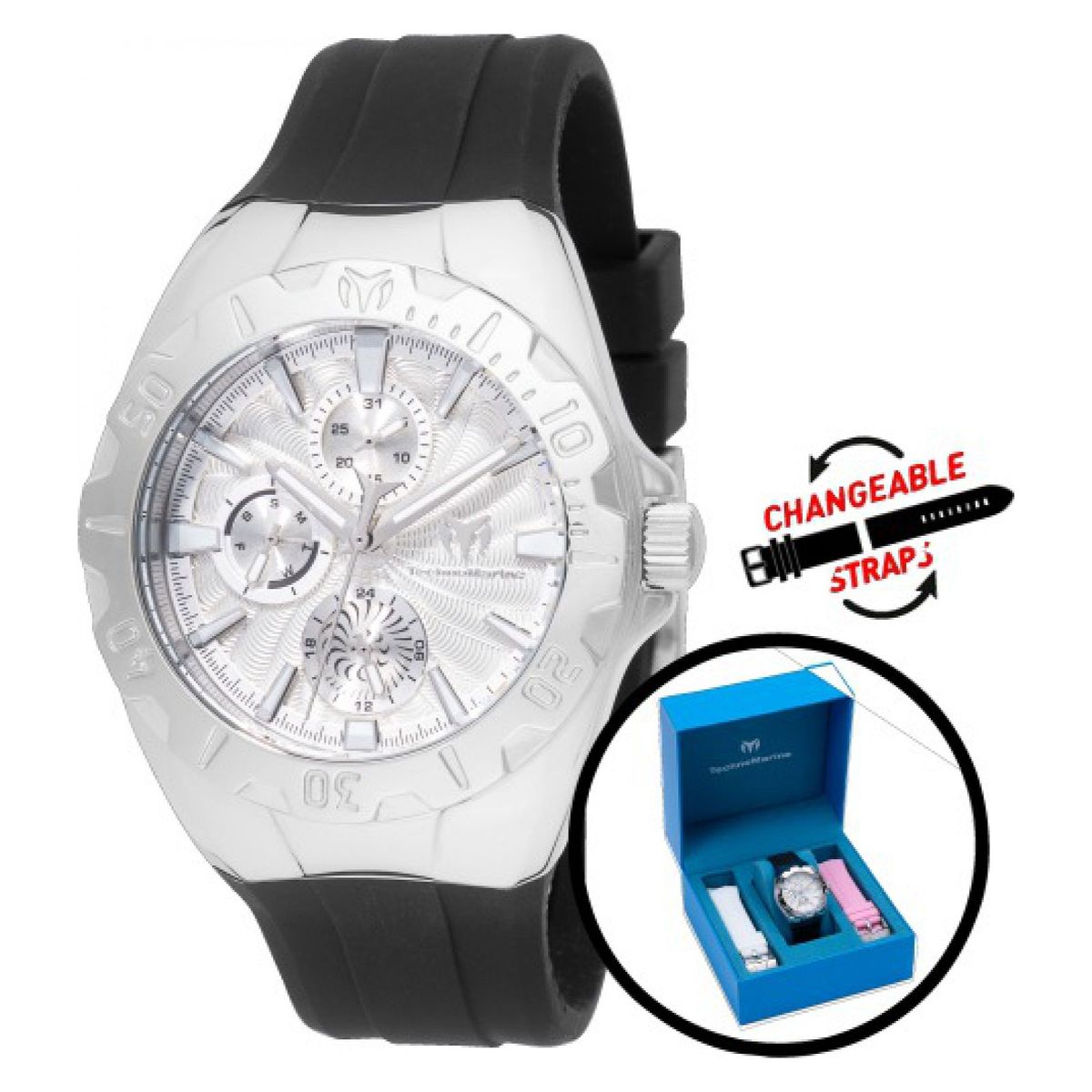 TECHNOMARINE - Reloj Technomarine Cruise Original Tm-124006 Negro Mujer