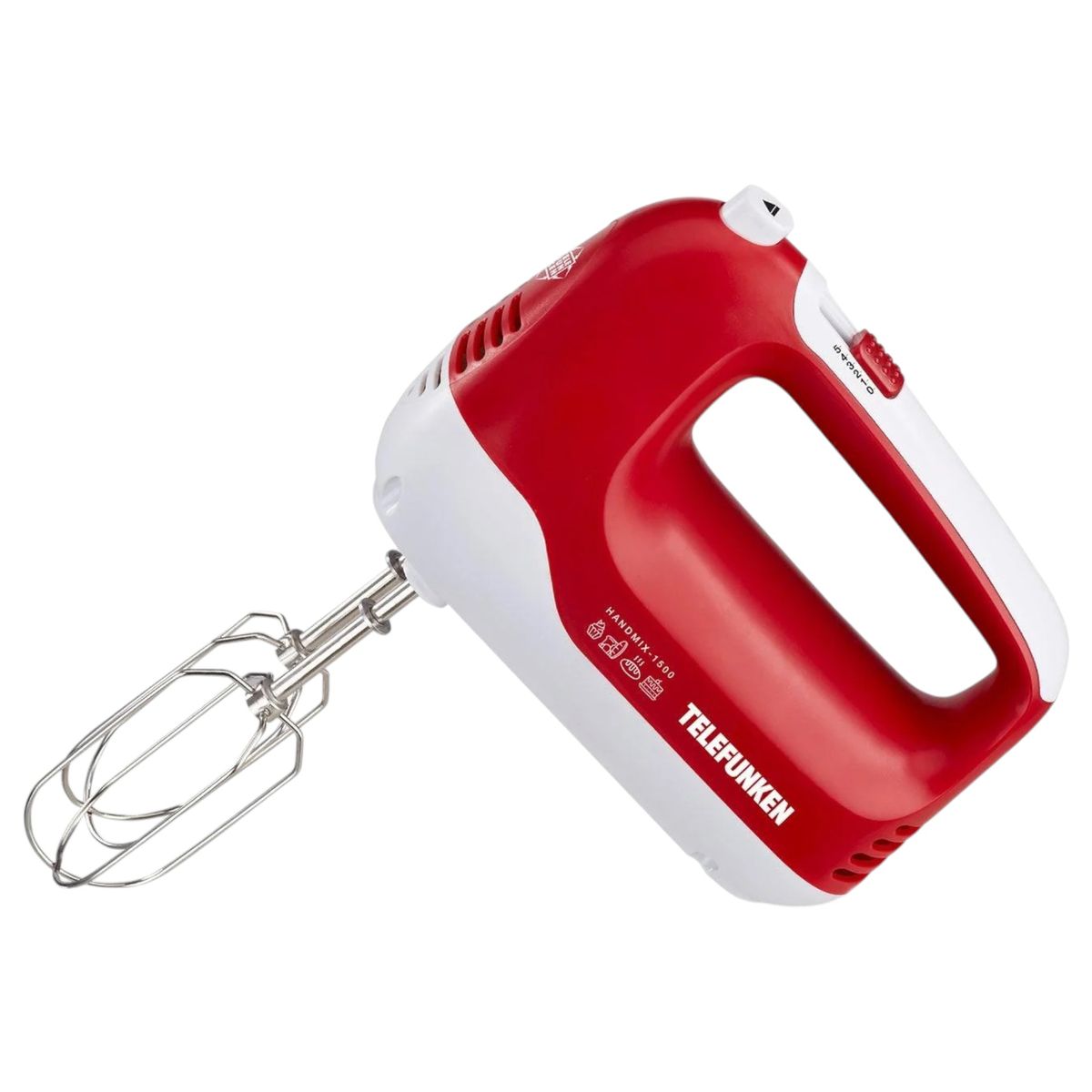 TELEFUNKEN - Batidora de Mano Telefunken 300W  de 5 Velocidades HANDMIX-1500 SEC