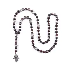 TRIBALLE - Collar Mano de Fátima Jaspe