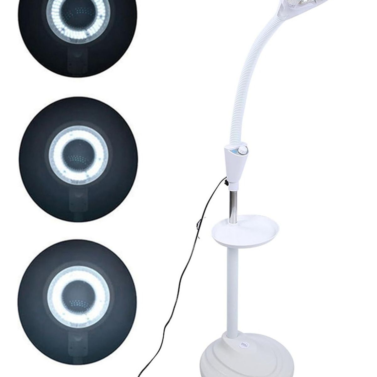U BUY - Lampara Luz Fría Lupa Led Con Pedestal Cosmetología Pestañas