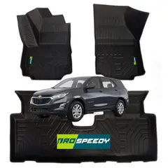 GENERICO - PISOS CALCE PERFECTO PROSPEEDY CHEVROLET EQUINOX 2018-2022 3PIEZAS