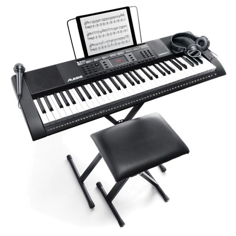 ALESIS - Kit Teclado portatil HARMONY 61 MKII