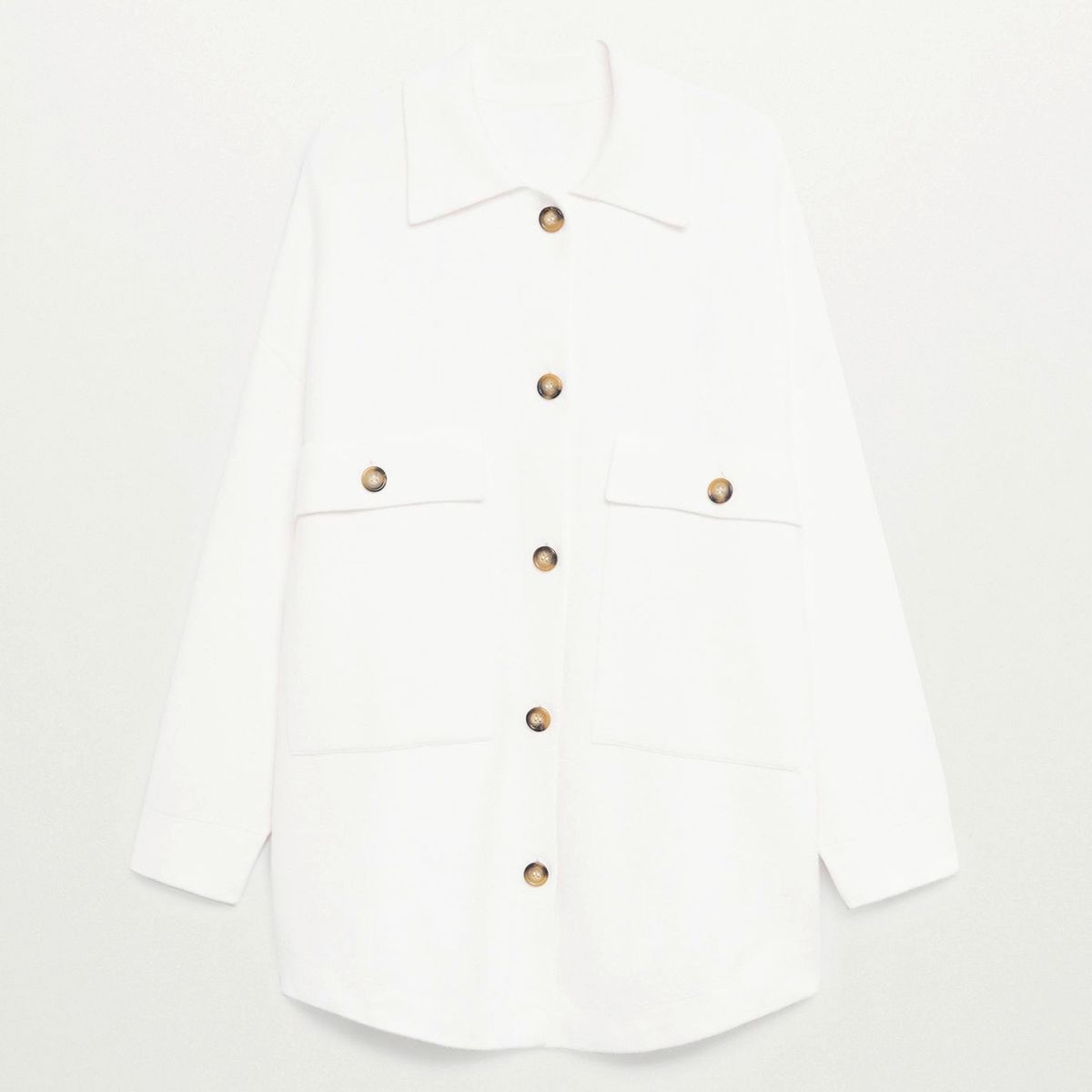 MANGO - Sobrecamisa Oversize Martish Mujer