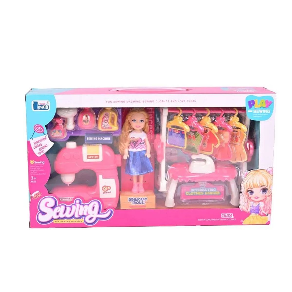 GENERICO - Juguete Muñeca con Accesorios Ropa Playset