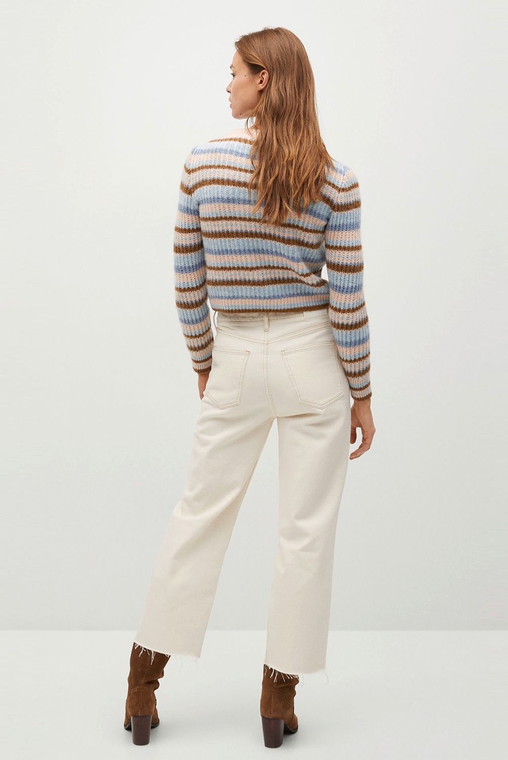 MANGO - Sweater Multicolor Gussy Mujer