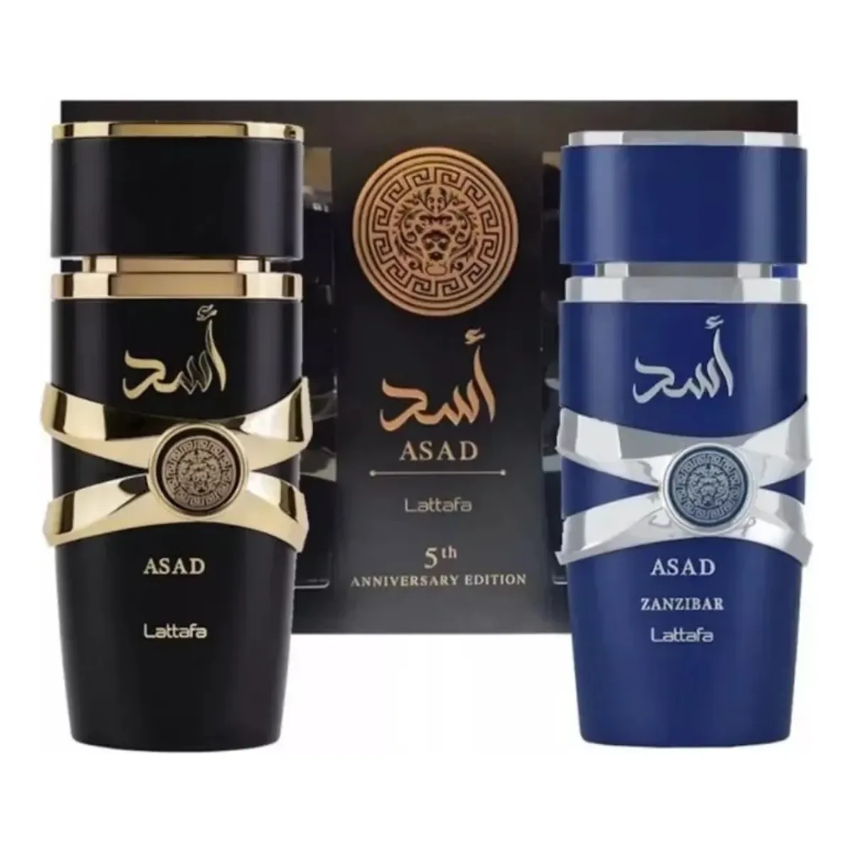 LATTAFA - Set Perfume EDP Arabe Lattafa Asad 100 ML + Zanzibar 100 ML