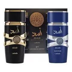 LATTAFA - Set Perfume EDP Arabe Asad 100 ML + Zanzibar 100 ML