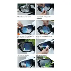 GENERICO - Lamina o Mica antiempañante para casco de motos 2 unid