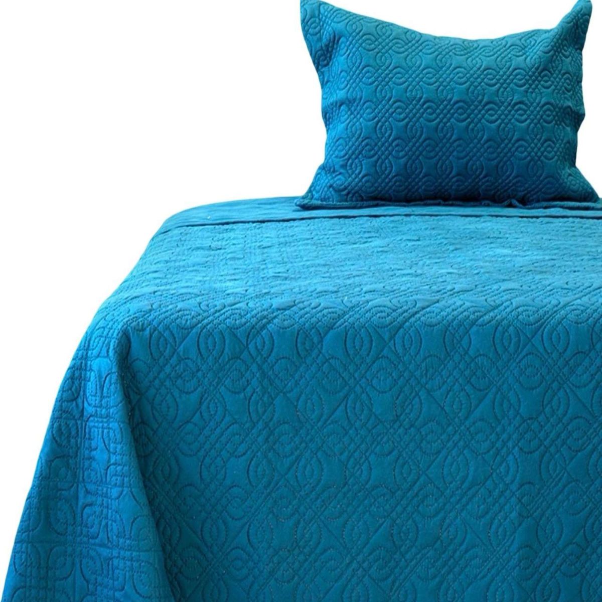 DORAL - Cubrecama Quilt MAS 1 ALMOHADA DE REGALO plaza y media Doral