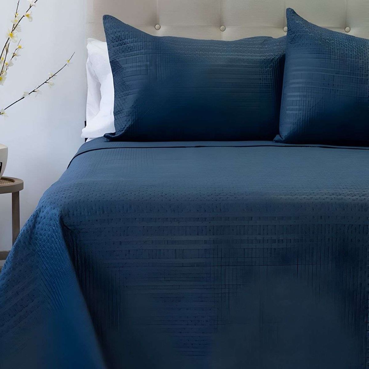 DORAL - Cubrecama Quilt Boston King Doral MAS 2 ALMOHADAS DE REGALO