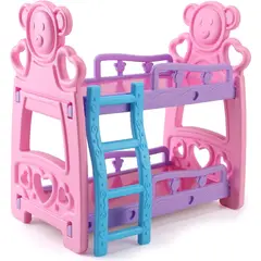 GENERICO - Juguete Cama Litera Para Muñecas + Accesorios