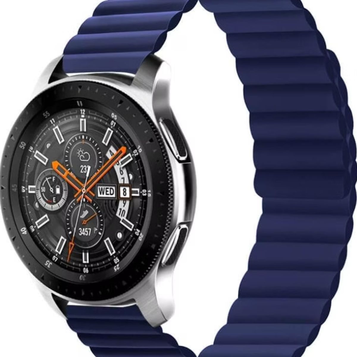SAMSUNG - Samsung Galaxy Watch6 44mm - Negro correa Azul - Reacondicionado
