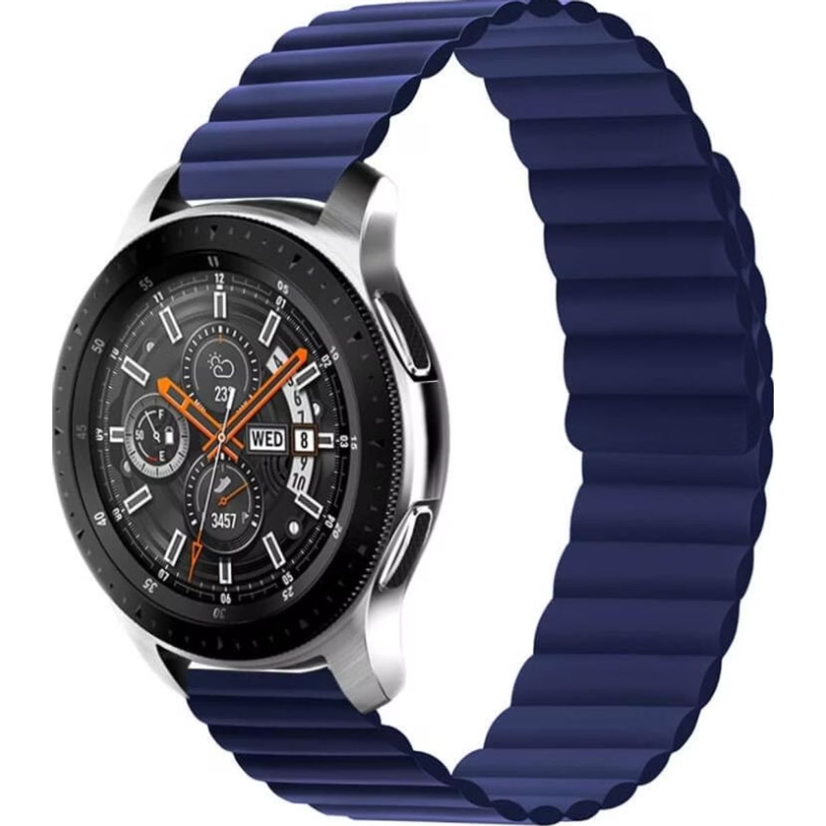 SAMSUNG - Samsung Galaxy Watch6 44mm - Negro correa Azul - Reacondicionado