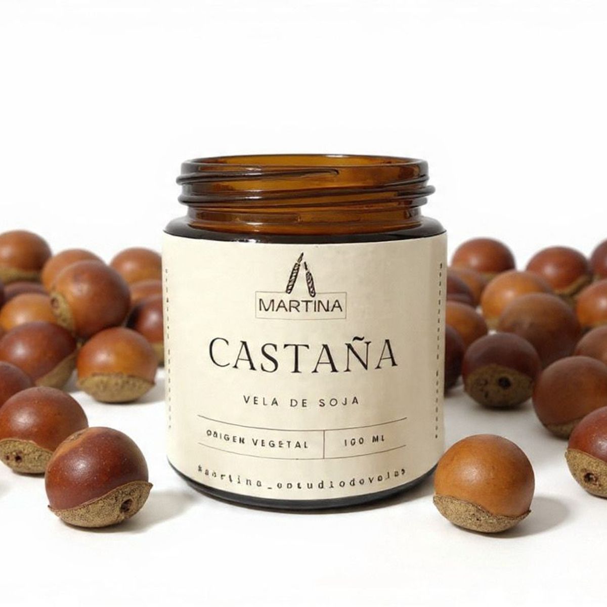 GENERICO - Vela Aromática Soja Castaña 100ml