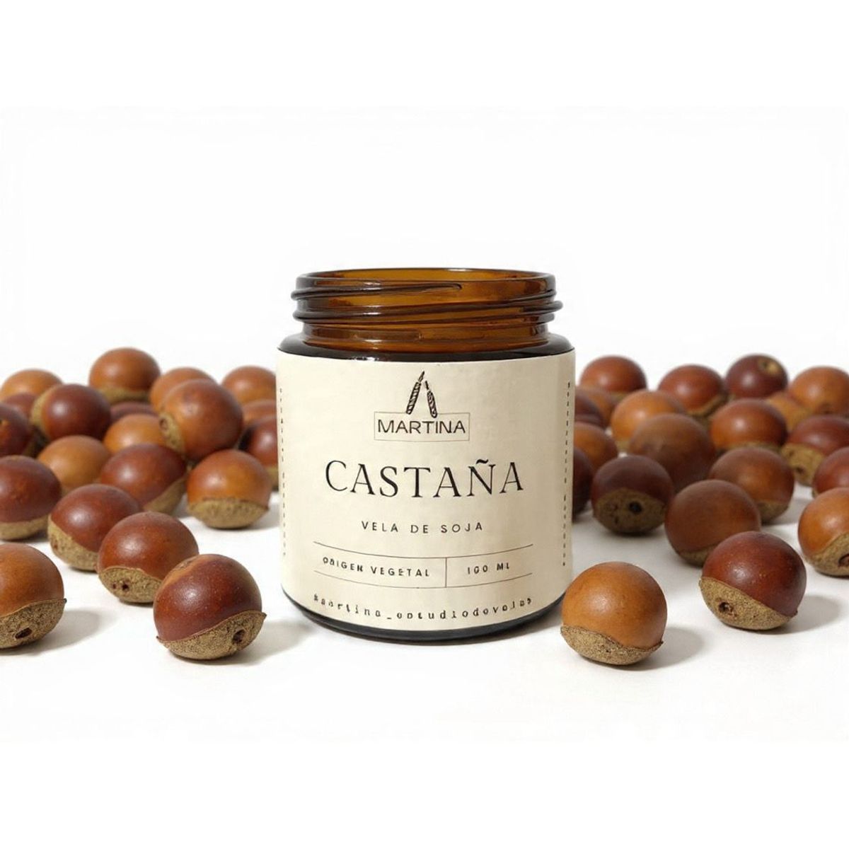 GENERICO - Vela Aromática Soja Castaña 100ml