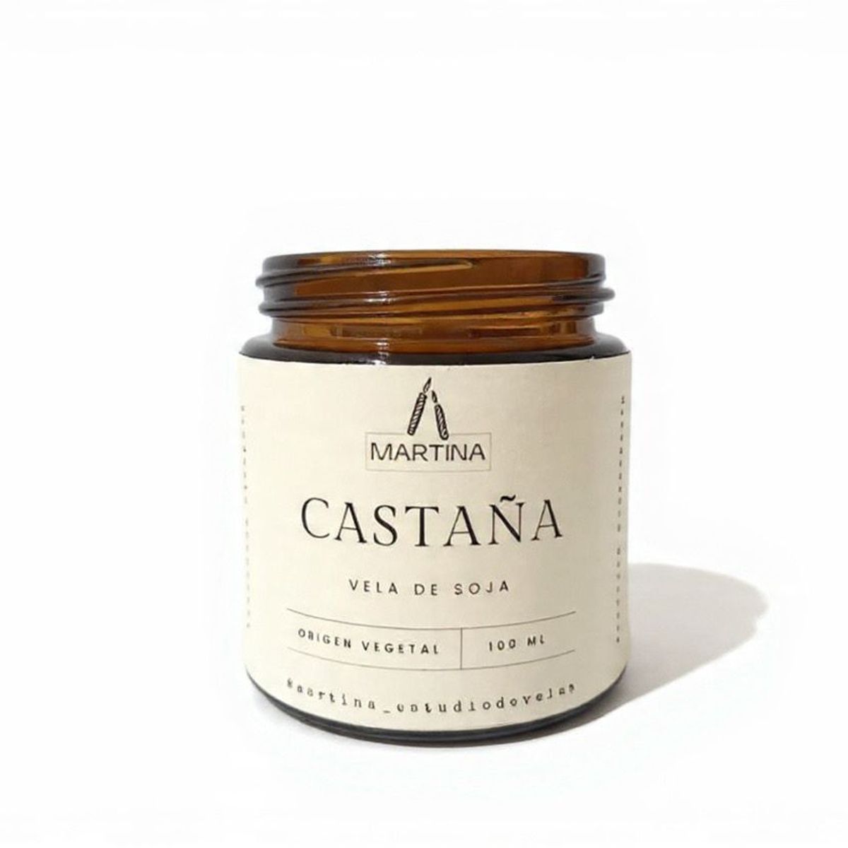GENERICO - Vela Aromática Soja Castaña 100ml
