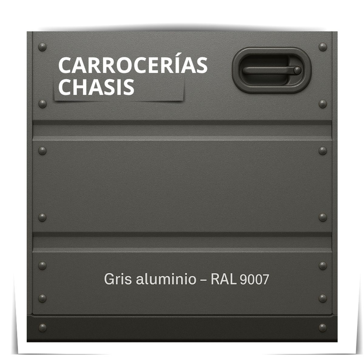 EPOXY - PINTURAS CARROCERIAS CHASIS - PU 2K - 1L GRIS ALUMINIO