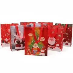 GENERICO - Set 24 Bolsas de Regalo Navideña