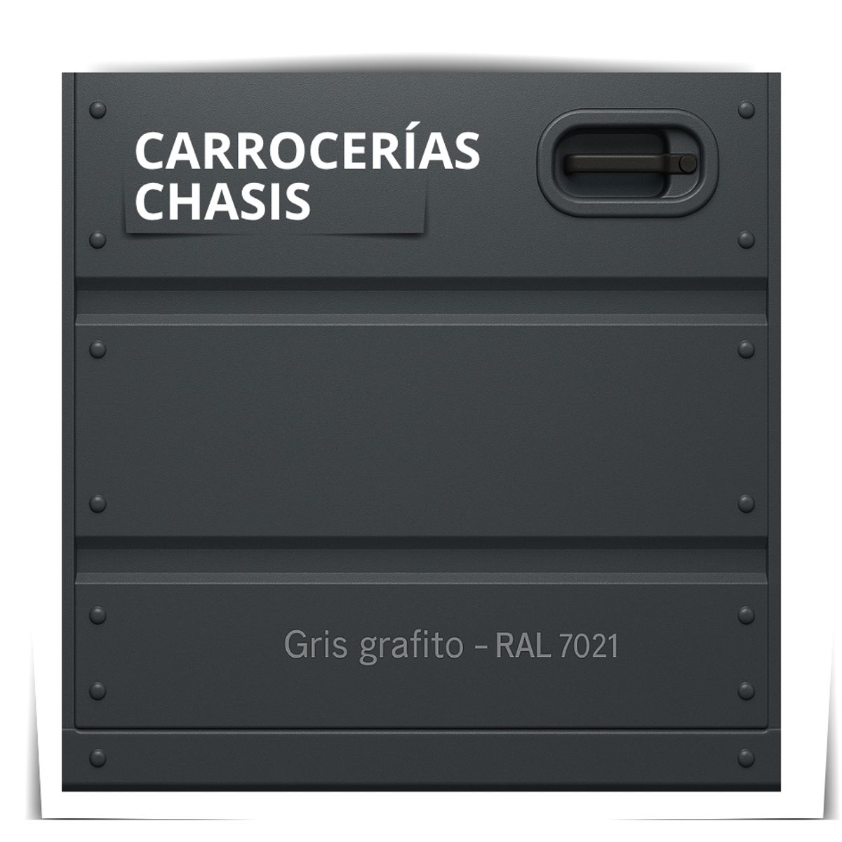 EPOXY - PINTURAS CARROCERIAS CHASIS - PU 2K - 1L GRIS GRAFITO