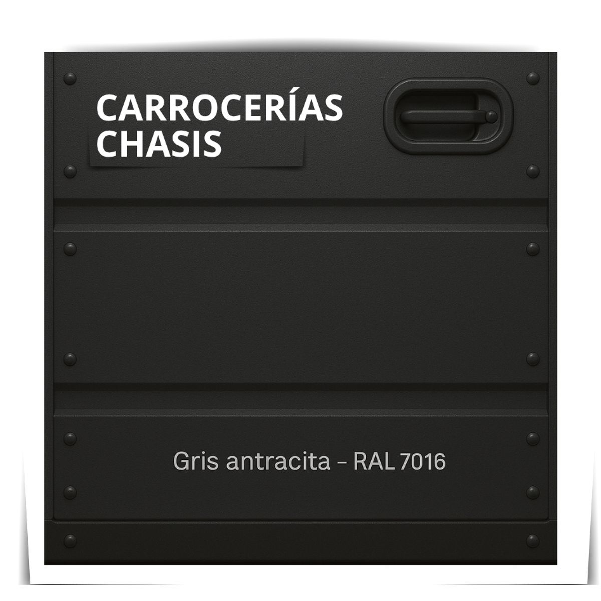 EPOXY - PINTURAS CARROCERIAS CHASIS - PU 2K - 1L GRIS ANTRACITA