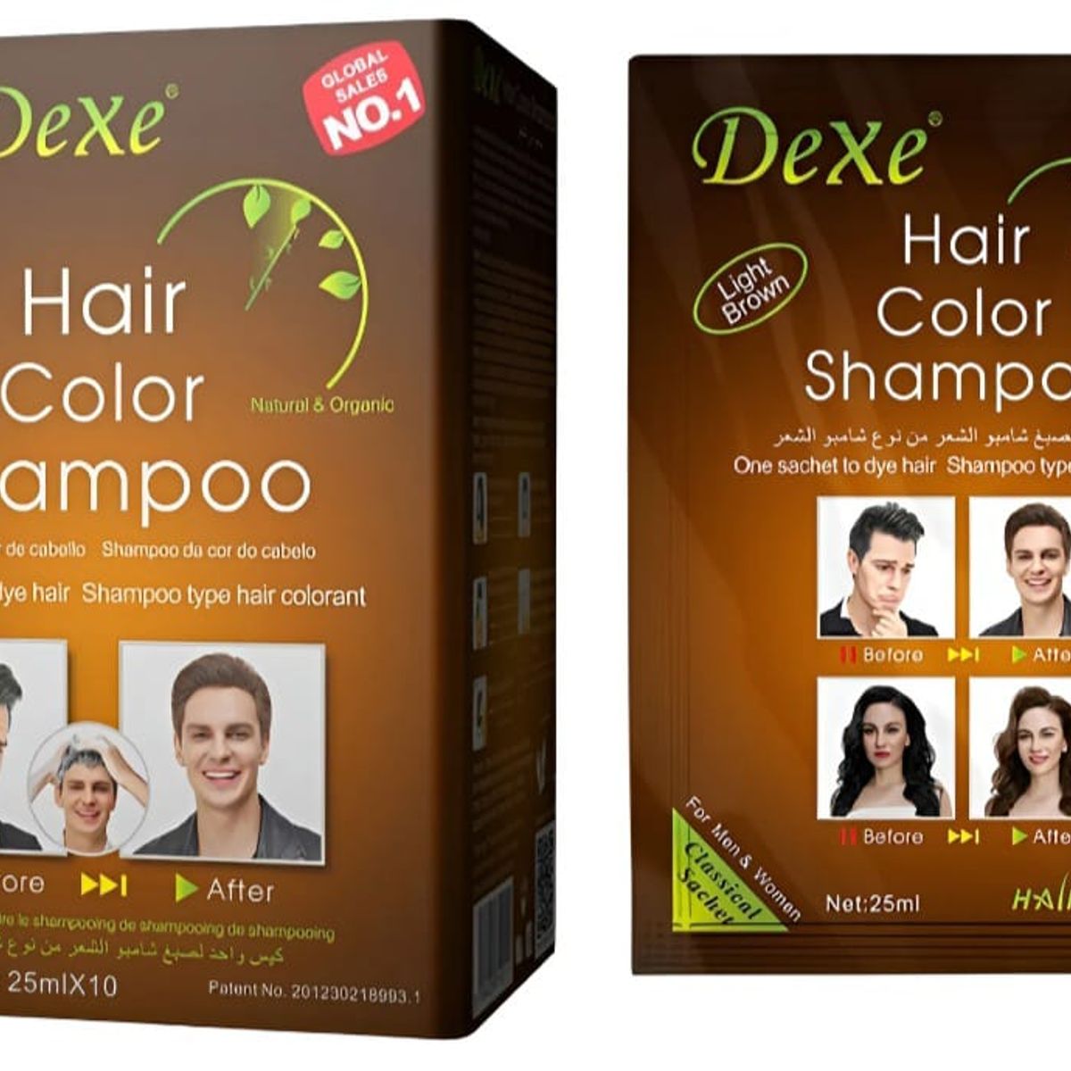 GENERICO - Colorante  Tintura Para Cabello 10 Sachets