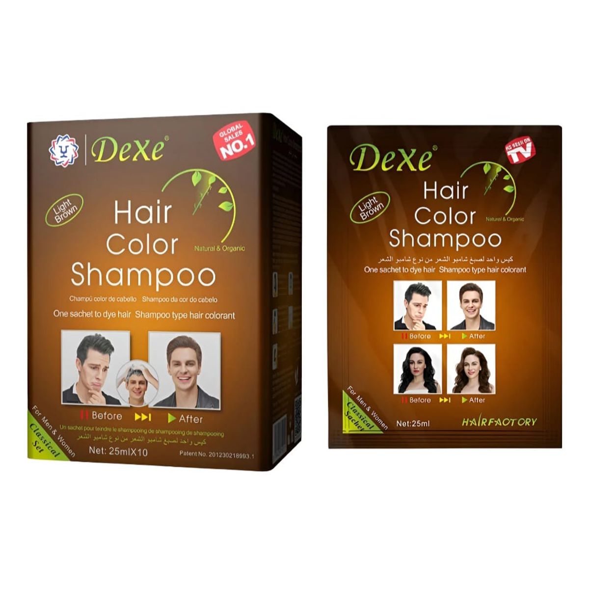GENERICO - Colorante  Tintura Para Cabello 10 Sachets