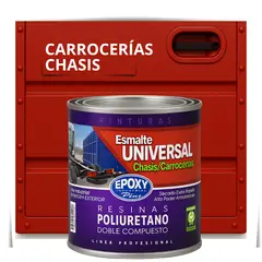 EPOXY - PINTURAS CARROCERIAS CHASIS - PU 2K - 1L ROJO LLAMA