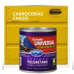 EPOXY - PINTURAS CARROCERIAS CHASIS - PU 2K - 1L AMARILLO SEÑAL