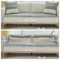 GENERICO - CUBRE SILLON ANTIDELIZANTE 3 CUERPO CON FUNDA DE COJIN