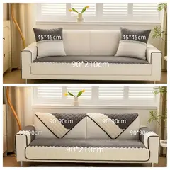 GENERICO - CUBRE SILLON ANTIDELIZANTE 3 CUERPO CON FUNDA DE COJIN