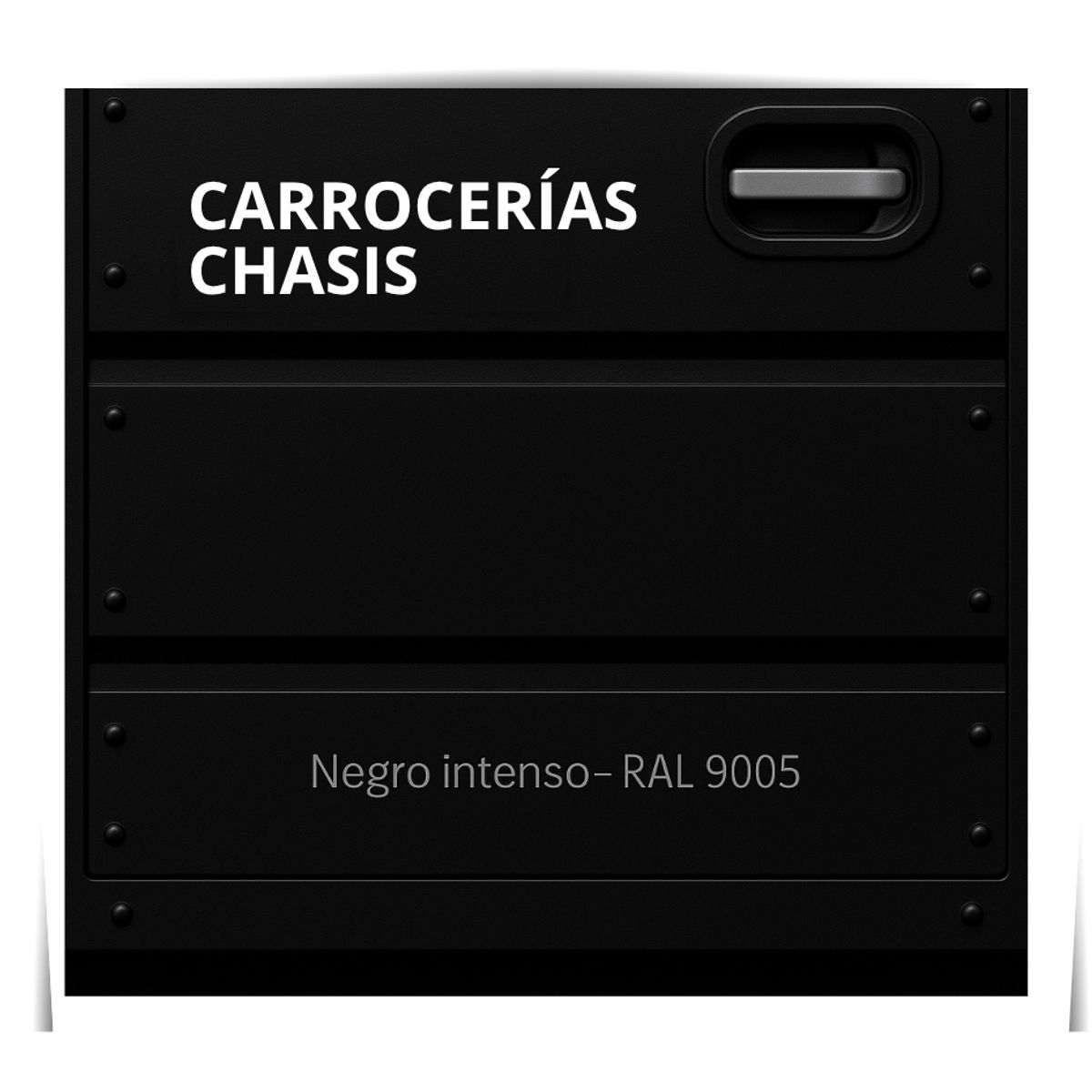 EPOXY - PINTURAS CARROCERIAS CHASIS - PU 2K - 4L NEGRO INTENSO