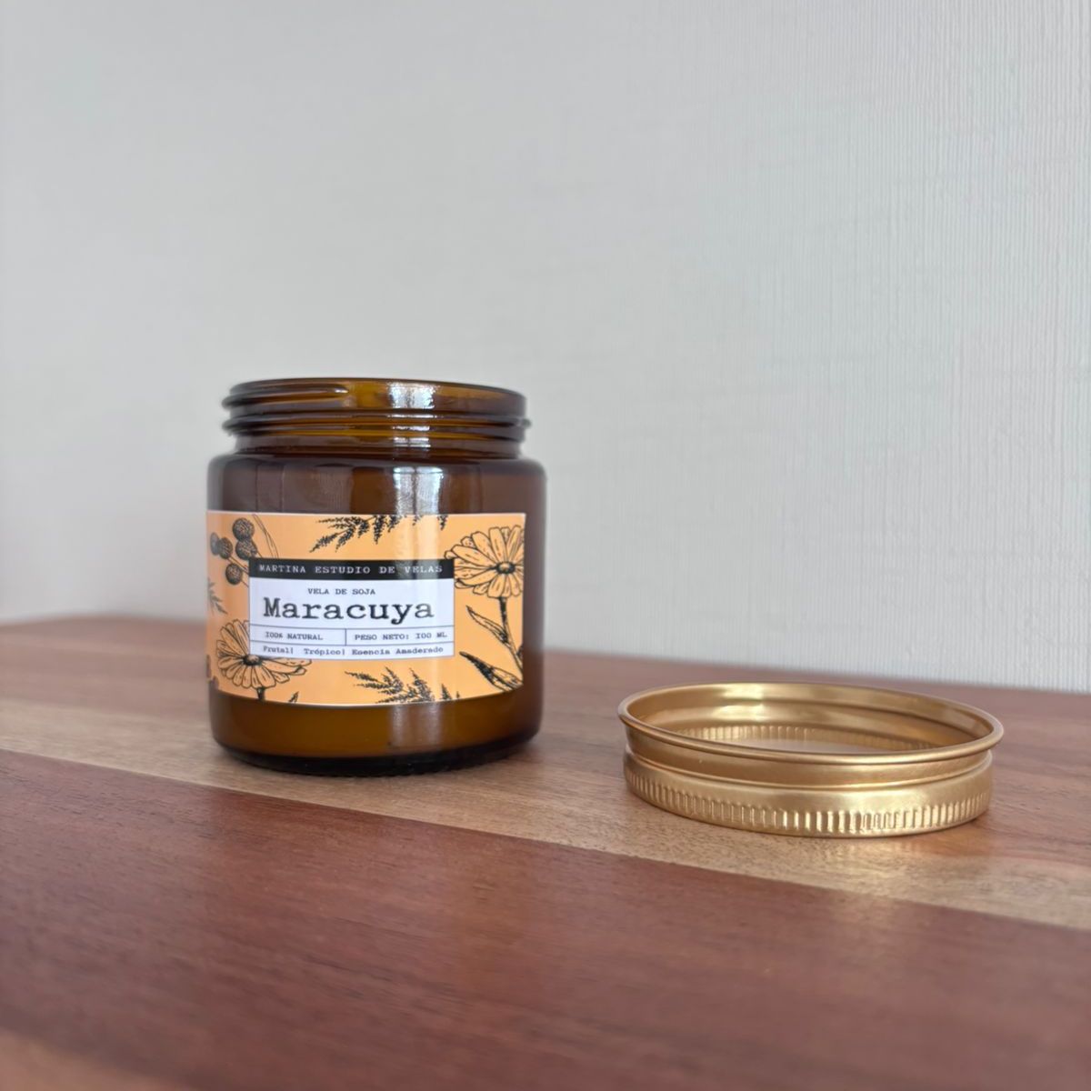 GENERICO - Vela Aromática Soja Maracuyá 100ml