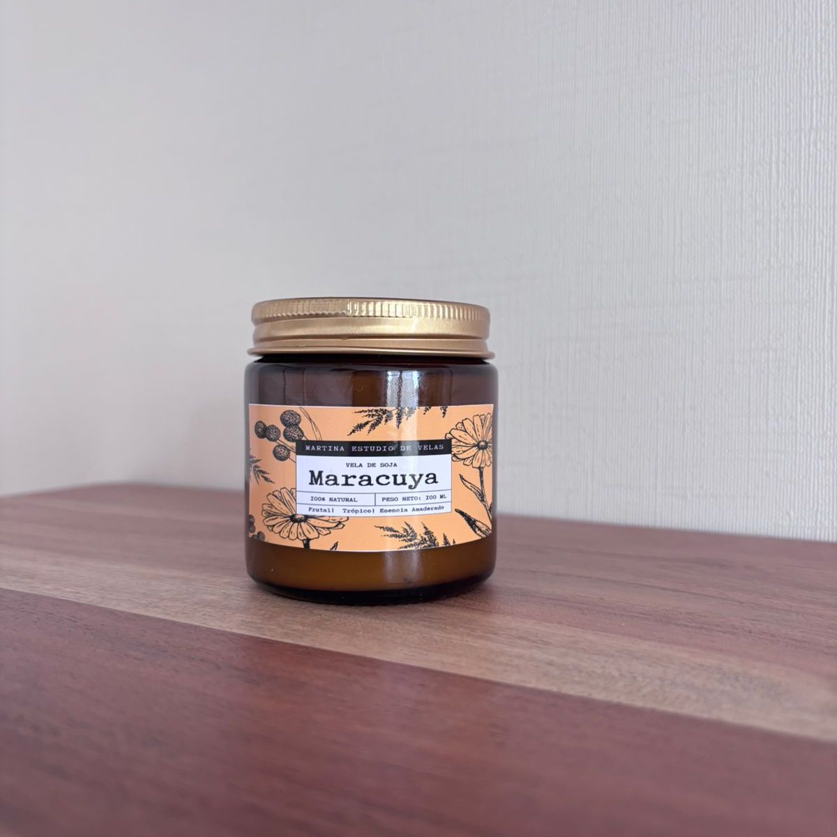 GENERICO - Vela Aromática Soja Maracuyá 100ml