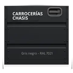 EPOXY - PINTURAS CARROCERIAS CHASIS - PU 2K - 4L GRIS NEGRO