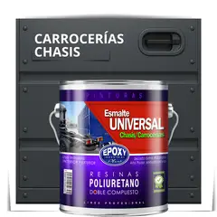 EPOXY - PINTURAS CARROCERIAS CHASIS - PU 2K - 4L GRIS GRAFITO