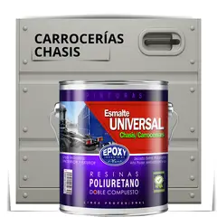 EPOXY - PINTURAS CARROCERIAS CHASIS - PU 2K - 4L GRIS PLATA