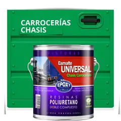 EPOXY - PINTURAS CARROCERIAS CHASIS - PU 2K - 4L VERDE MENTA INTENSO