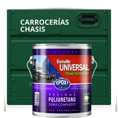 EPOXY - PINTURAS CARROCERIAS CHASIS - PU 2K - 4L VERDE ESMERALDA